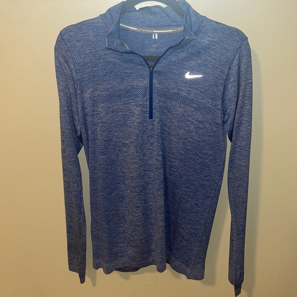 Nike running dri fit 3/4 zip jacket